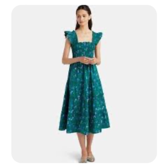 Hill House Dresses & Skirts - Hill House The Nap Dress A lined Tiered Midi Dress